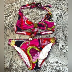 Trina Turk bathing suit two piece bikini in perfect condition! Size 10